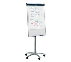 NOBO BARRACUDA MOBILE Tablica flipchart powierzchnia magnetyczna / 67,5 x 100 cm