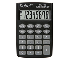 Kalkulator Rebell HC108 czarny