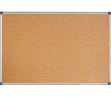 CLASSIC Tablica korkowa 100x150 cm / rama ALU