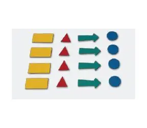 2x3 Symbole magnetyczne 4 arkusze