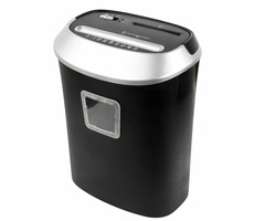 Niszczarka Activejet ASH-1201D czarna / 25l / cięcie proste 5 x 38 mm / bezpieczne 3 / 12 arkuszy