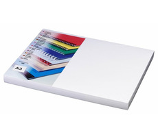 Tablice EuroSupplies Delta A3 białe / 100 szt. / 250g-m2