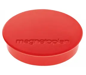 Magnetoplan Discofix standard Magnesy 30 mm czerwone 10 szt
