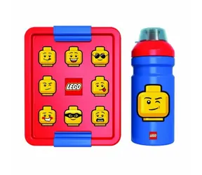 LEGO® Lunch 40580001 ICONIC Klasyczny zestaw przekąsek niebiesko-czerwony