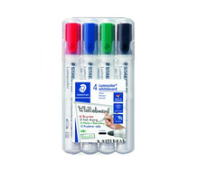 Staedtler Lumocolor 351 / markery tablicowe / 2 mm / zestaw 4 kolorów