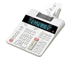 Casio FR 2650 RC biały / Kalkulator / dwanaście cyfr / zasilanie sieciowe