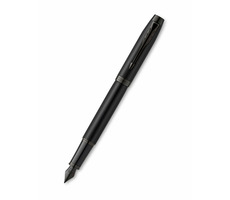 PARKER IM Core Achromatic Black Stalówka BT M / pióro wieczne / kolor wkładu: niebieski