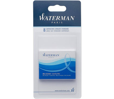 Atramenty WATERMAN Long Standard serenity blue 8 szt. / Wkłady atramentowe / do piór wiecznych WATERMAN