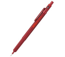 Rotring 600 0,5 mm czerwony / Mikroołówek / Całkowicie metalowy / sześciokątny 