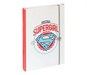 Okładki na zeszyty Presco Group A4 Supergirl / 23x32x3 cm