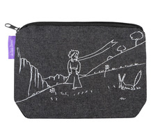 Piórnik Presco Group Denim Mały Książę czarny / 20x14 cm