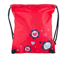 Worek na buty Presco Group Sowy - KWIATY / 34x42 cm
