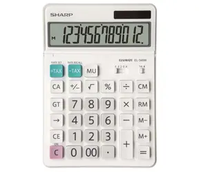 Sharp EL-340W biały / Kalkulator stacjonarny / dwanaście cyfr