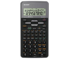 Sharp EL-531THGY czarny / Kalkulator szkolny