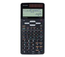 Sharp EL-W506T-GY czarno-szary / Kalkulator naukowy / wyświetlacz punktowy