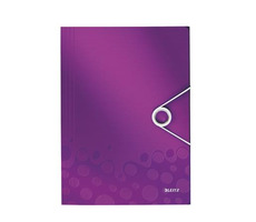 Leitz Wow Tektury dokumentowe fioletowe / folia PP (polipropylen) / do 150 arkuszy A4