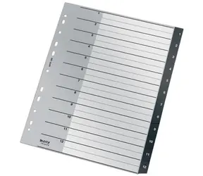 Leitz RECYCLE A4 Ekologiczne rejestry 1-12 / PP / odsprzedaż