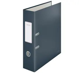 segregator Leitz Cosy dźwigniowy 180° miękki A4 80 mm aksamitnoszary / do 600 arkuszy A4
