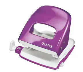 Dziurkacz biurowy Leitz NeXXt Wow 5008 fioletowy / 3 mm / do 30 kartek
