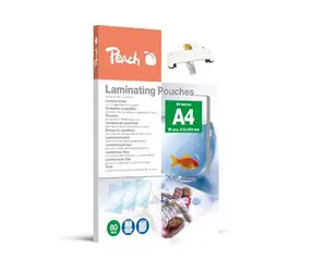 Peach folia do laminowania A4 (216x303mm) 80mic błyszcząca 25szt