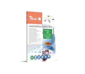 Peach do laminowania Combi Box 100 / 20 szt. A4 / 20 szt. A5 / 20 szt. A6 / 40 szt. wizytówek / 80 mikrofonów