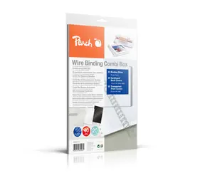 Drut wiążący Peach Combi Box / 20x drut 6mm / 20x osłona przednia / osłona 10+10