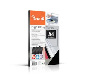Peach oprawa frontów błyszczących 250 g-m2 A4 czarna 100 szt