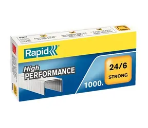 Klipsy Rapid Strong 24:6 do zszywacza 1000 szt 