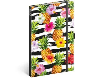 Notatki Grupy Presco Ananasy / w linie / 13 × 21 cm