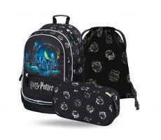 BAAGL SET 3 Core Harry Potter Hogwart / plecak / piórnik / torba / odpowiedni od 3 klasy