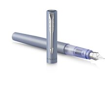 PARKER Vector XL Silver Blue Stalówka M / pióro wieczne / kolor wkładu: niebieski