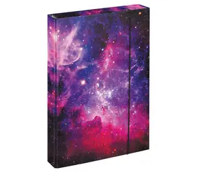 BAAGL Tablice na zeszyty szkolne A4 Jumbo Galaxy / 23x32x5 cm