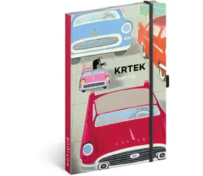 Presco Group Notes Krecik i samochodzik / z podszewką / 13 × 21 cm