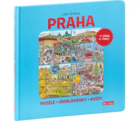 Presco Group PRAGA - Puzzle, kolorowanki i quizy