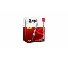 Sharpie Fine Marker permanentny z cienką końcówką kulkową 0,9 mm 36 szt. Czarny