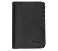 FIXED Wallet XL Portfel skórzany wykonany z prawdziwej skóry bydlęcej w kolorze czarnym