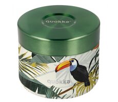 Quokka Whim Food Jar 0,36 l tropikalny / Termos na żywność / stal nierdzewna 