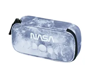 Piórnik szkolny BAAGL NASA szary / 23x12x5 cm