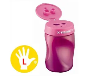 Temperówka STABILO® EASYsharpener dla osób leworęcznych różowa
