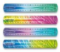 Linijka Maped Twist&#39;n Flex tęczowa 20 cm (mix)
