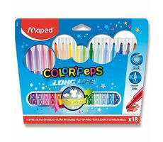 Markery Maped Color&#39;Peps Long Life 18 szt