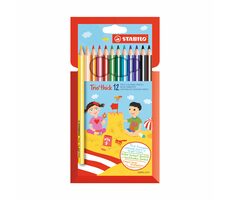 STABILO® Trio gruby zestaw 12 kredek