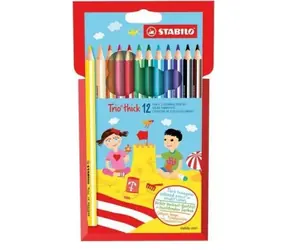 STABILO® Trio gruby zestaw 12 kredek
