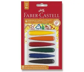Kredki plastikowe Faber-Castell 6 szt