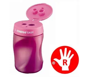 Temperówka STABILO® EASYsharpener dla praworęcznych różowa