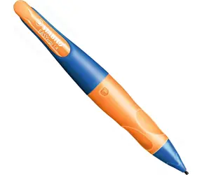 STABILO® EASYergo 1.4 ultramaryna/neonowa pomarańcza - w komplecie. 3 zapasowe ołówki