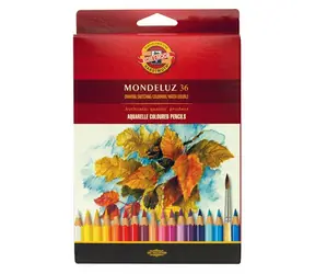 KOH-I-NOOR Kredki akwarelowe Mondeluz 3719 - 36 szt