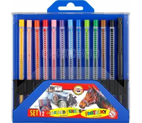 KOH-I-NOOR Kredki mechaniczne 12 szt. - niebieskie