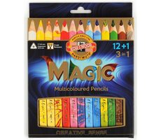 KOH-I-NOOR Kredki artystyczne Magic 3408 - 12+1 szt