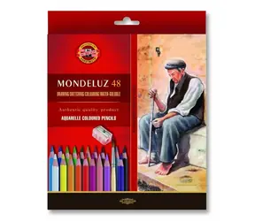 KOH-I-NOOR Kredki akwarelowe Mondeluz 3713 - 48 szt
